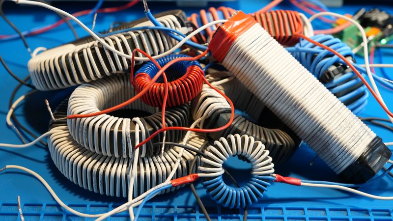 Electrical schematic showing primary and secondary windings